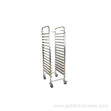 15 Tiers Stainless Steel Bakery Trolley For Baking